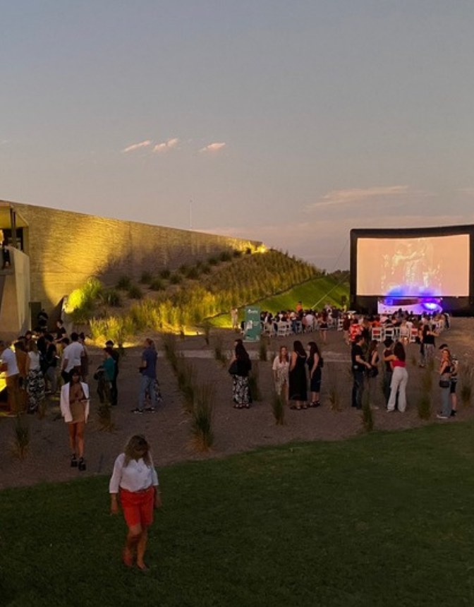 Film Enthusiasts at a festival event